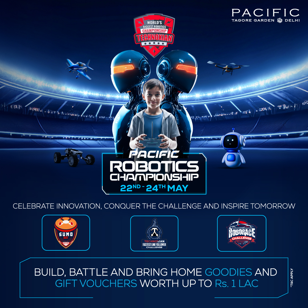 Pacific Robotics Championship at Pacific Mall, Tagore Garden