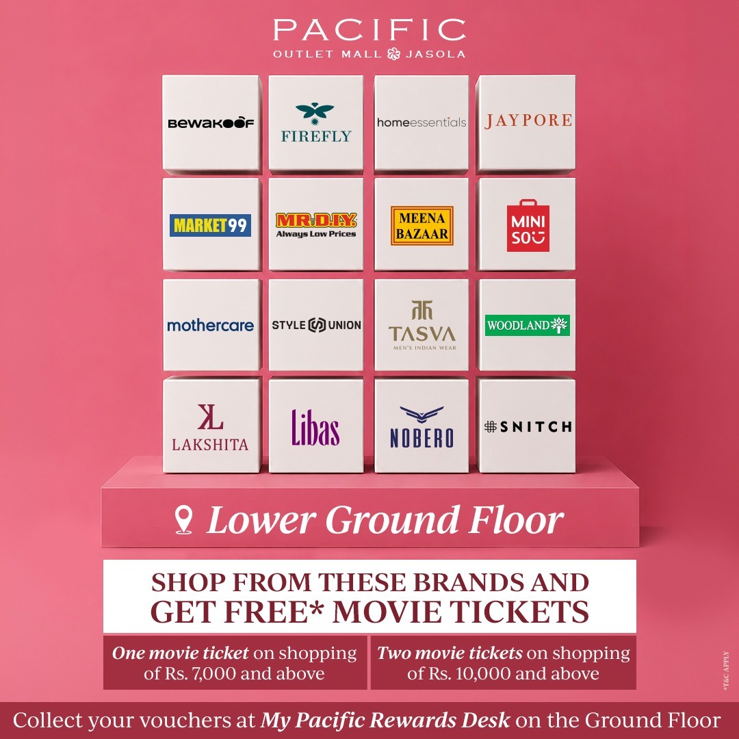 Lower Ground Floor shopping at Pacific Outlet Mall Jasola