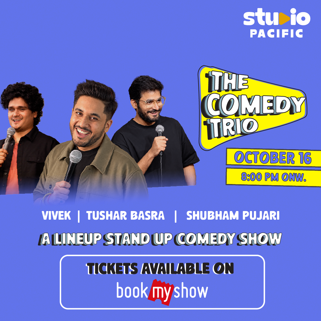 The Comedy Trio Standup Comedy at Studio Pacific, Pacific Mall, Tagore Garden