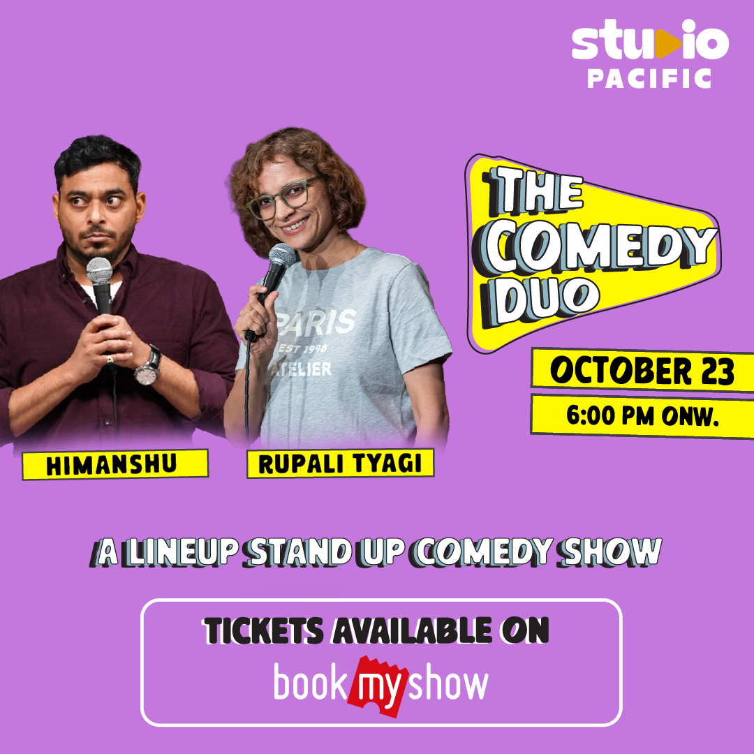 The Comedy Duo featuring Himanshu and Rupal Tyagi at Studio Pacific, Pacific Mall, Tagore Garden