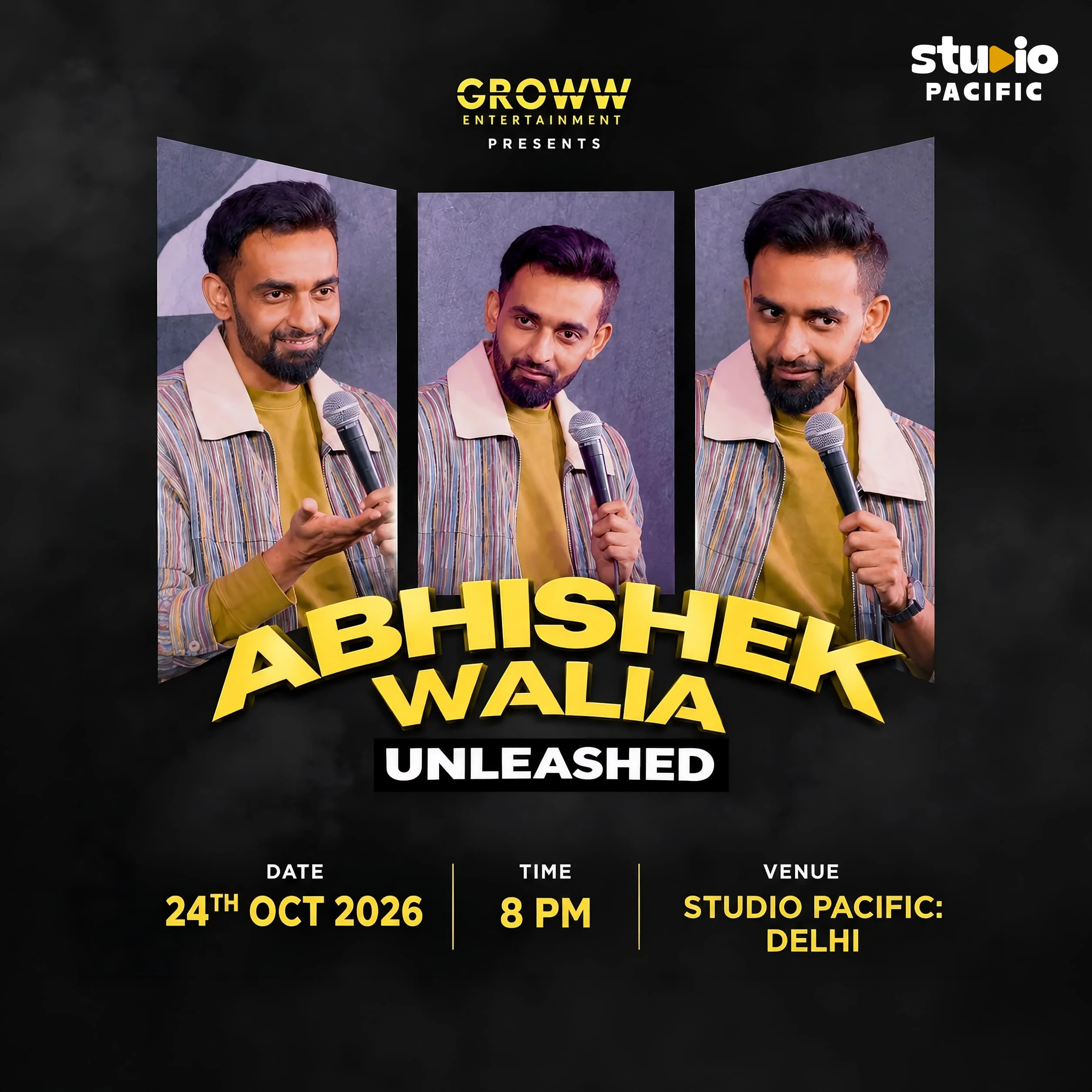 Abhishek Walia Unleashed live at StudioPacific | Pacific Mall, Tagore Garden